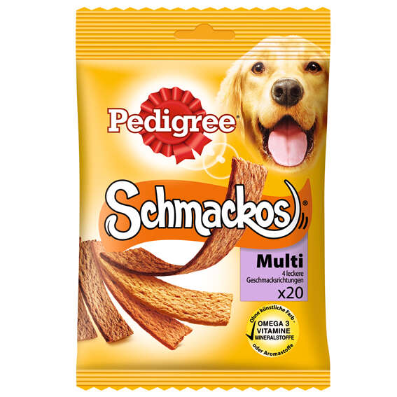 Pedigree Hundeleckerlis Schmackos 4 Sorten